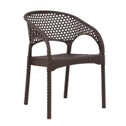 ΚΑΡΕΚΛΑ ΚΗΠΟΥ  Daria ΚΑΦΕ ΧΡΩΜΑ 54x46x82εκ