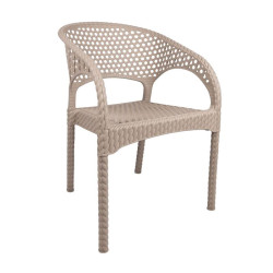 ΚΑΡΕΚΛΑ ΚΗΠΟΥ Daria ΜΠΕΖ ΧΡΩΜΑ 54x46x82εκ ΚΑΡΕΚΛΑ ΚΗΠΟΥ Daria ΜΠΕΖ ΧΡΩΜΑ 54x46x82εκ