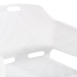 ΚΑΡΕΚΛΑ ΚΗΠΟΥ Dina ΛΕΥΚΟ ΧΡΩΜΑ 59x60x82εκ ΚΑΡΕΚΛΑ ΚΗΠΟΥ Dina ΛΕΥΚΟ ΧΡΩΜΑ 59x60x82εκ