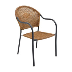 ΚΑΡΕΚΛΑ ΚΗΠΟΥ  FL234 ΓΚΡΙ ΧΡΩΜΑ ΣΚΕΛΕΤΟΥ 65x54x87εκ