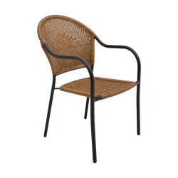 ΚΑΡΕΚΛΑ ΚΗΠΟΥ  FL234 ΚΑΦΕ ΧΡΩΜΑ ΣΚΕΛΕΤΟΥ 65x54x87εκ