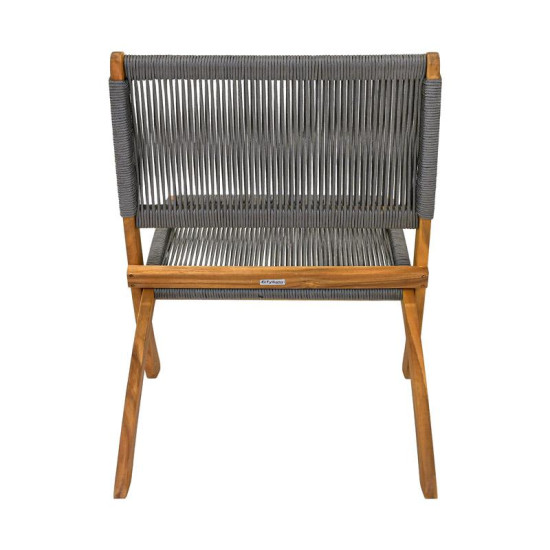 ΚΑΡΕΚΛΑ ΚΗΠΟΥ "Ivy" ΦΥΣΙΚΟ ΞΥΛΟ ΑΚΑΚΙΑΣ ΜΕ ΓΚΡΙ ΚΟΡΔΟΝΙ 72x60x75εκ ΚΑΡΕΚΛΑ ΚΗΠΟΥ "Ivy" ΦΥΣΙΚΟ ΞΥΛΟ ΑΚΑΚΙΑΣ ΜΕ ΓΚΡΙ ΚΟΡΔΟΝΙ 72x60x75εκ