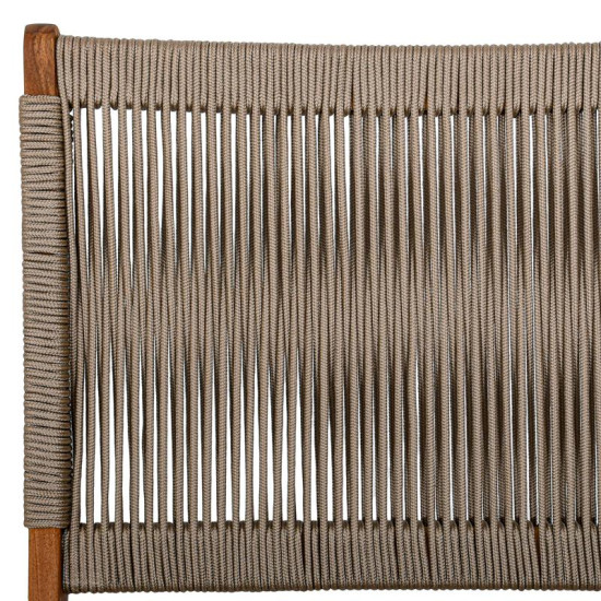 ΚΑΡΕΚΛΑ ΚΗΠΟΥ  "Ivy" ΦΥΣΙΚΟ ΞΥΛΟ ΑΚΑΚΙΑΣ ΜΕ ΜΠΕΖ ΚΟΡΔΟΝΙ 72x60x75εκ