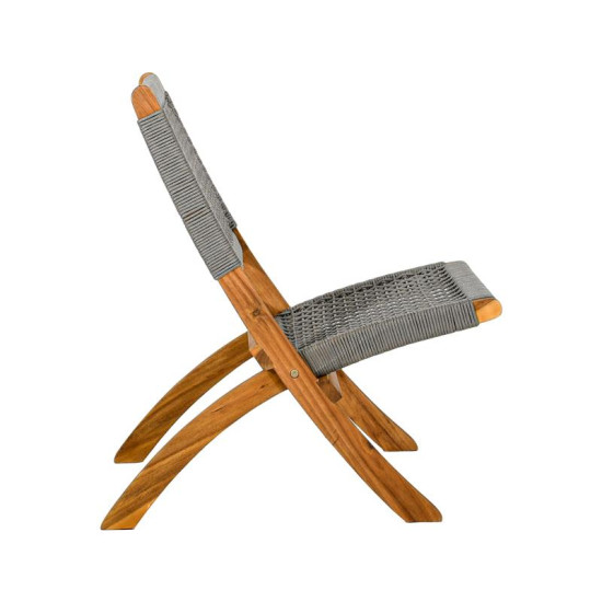 ΚΑΡΕΚΛΑ ΚΗΠΟΥ "Lyra" ΦΥΣΙΚΟ ΞΥΛΟ ΑΚΑΚΙΑΣ ΜΕ ΓΚΡΙ ΚΟΡΔΟΝΙ 72x60x75εκ ΚΑΡΕΚΛΑ ΚΗΠΟΥ "Lyra" ΦΥΣΙΚΟ ΞΥΛΟ ΑΚΑΚΙΑΣ ΜΕ ΓΚΡΙ ΚΟΡΔΟΝΙ 72x60x75εκ