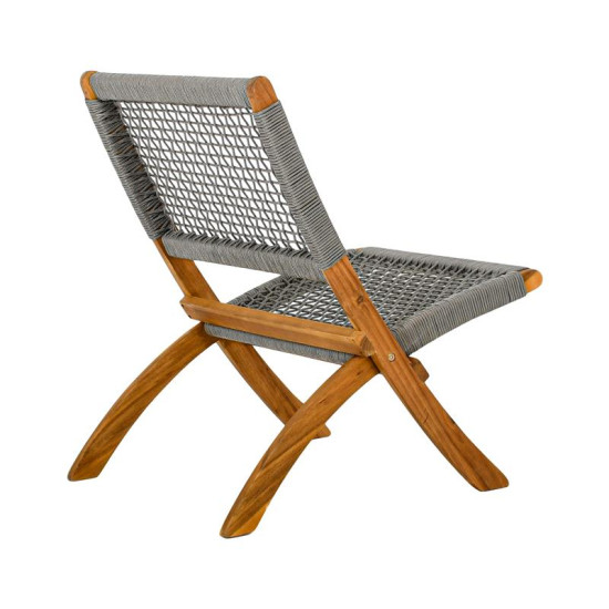 ΚΑΡΕΚΛΑ ΚΗΠΟΥ "Lyra" ΦΥΣΙΚΟ ΞΥΛΟ ΑΚΑΚΙΑΣ ΜΕ ΓΚΡΙ ΚΟΡΔΟΝΙ 72x60x75εκ ΚΑΡΕΚΛΑ ΚΗΠΟΥ "Lyra" ΦΥΣΙΚΟ ΞΥΛΟ ΑΚΑΚΙΑΣ ΜΕ ΓΚΡΙ ΚΟΡΔΟΝΙ 72x60x75εκ