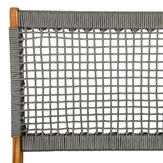 ΚΑΡΕΚΛΑ ΚΗΠΟΥ "Lyra" ΦΥΣΙΚΟ ΞΥΛΟ ΑΚΑΚΙΑΣ ΜΕ ΓΚΡΙ ΚΟΡΔΟΝΙ 72x60x75εκ ΚΑΡΕΚΛΑ ΚΗΠΟΥ "Lyra" ΦΥΣΙΚΟ ΞΥΛΟ ΑΚΑΚΙΑΣ ΜΕ ΓΚΡΙ ΚΟΡΔΟΝΙ 72x60x75εκ