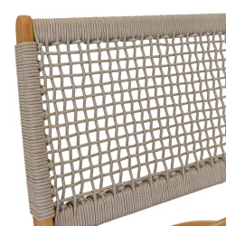 ΚΑΡΕΚΛΑ ΚΗΠΟΥ "Lyra" ΦΥΣΙΚΟ ΞΥΛΟ ΑΚΑΚΙΑΣ ΜΕ ΜΠΕΖ ΚΟΡΔΟΝΙ 72x60x75εκ ΚΑΡΕΚΛΑ ΚΗΠΟΥ "Lyra" ΦΥΣΙΚΟ ΞΥΛΟ ΑΚΑΚΙΑΣ ΜΕ ΜΠΕΖ ΚΟΡΔΟΝΙ 72x60x75εκ