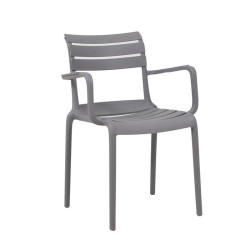 ΚΑΡΕΚΛΑ ΚΗΠΟΥ  Margaret ΓΚΡΙ ΧΡΩΜΑ 57x56x83εκ