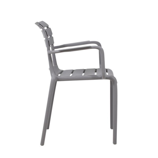 ΚΑΡΕΚΛΑ ΚΗΠΟΥ Margaret ΓΚΡΙ ΧΡΩΜΑ 57x56x83εκ ΚΑΡΕΚΛΑ ΚΗΠΟΥ Margaret ΓΚΡΙ ΧΡΩΜΑ 57x56x83εκ