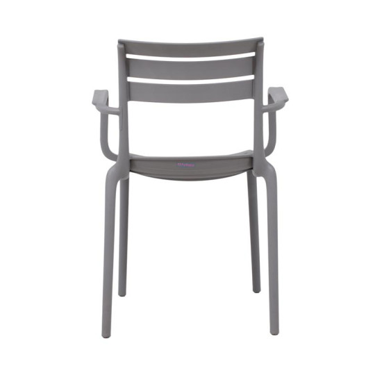 ΚΑΡΕΚΛΑ ΚΗΠΟΥ  Margaret ΓΚΡΙ ΧΡΩΜΑ 57x56x83εκ