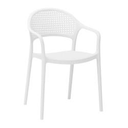 ΚΑΡΕΚΛΑ ΚΗΠΟΥ  "Nephele" ΑΠΟ ΠΟΛΥΠΡΟΠΥΛΕΝΙΟ (PP) ΛΕΥΚΟ ΧΡΩΜΑ 57x52x81εκ