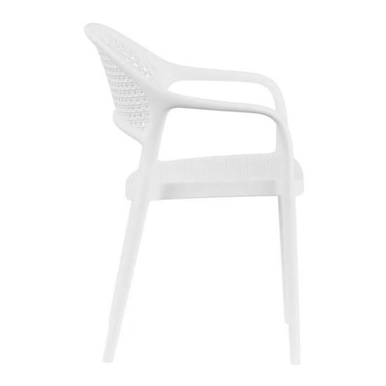 ΚΑΡΕΚΛΑ ΚΗΠΟΥ  "Nephele" ΑΠΟ ΠΟΛΥΠΡΟΠΥΛΕΝΙΟ (PP) ΛΕΥΚΟ ΧΡΩΜΑ 57x52x81εκ