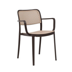 ΚΑΡΕΚΛΑ ΚΗΠΟΥ  Olesia ΚΑΦΕ ΜΕ ΜΠΕΖ ΧΡΩΜΑ 56x43x81εκ