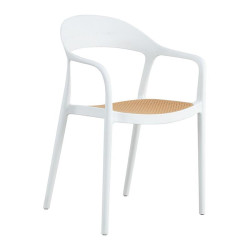 ΚΑΡΕΚΛΑ ΚΗΠΟΥ  Rival ΛΕΥΚΟ-ΜΠΕΖ ΧΡΩΜΑ 57x53x81εκ