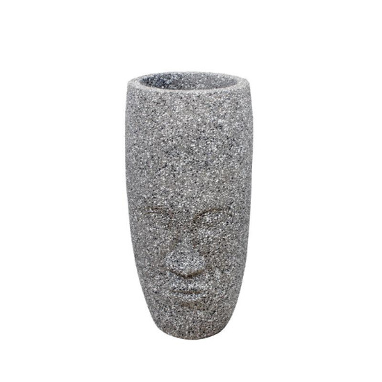 ΚΑΣΠΩ ΔΑΠΕΔΟΥ  FL028 "Face" ΓΚΡΙ ΧΡΩΜΑ 31x30x68εκ