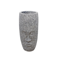 ΚΑΣΠΩ ΔΑΠΕΔΟΥ  FL028 "Face" ΓΚΡΙ ΧΡΩΜΑ 31x30x68εκ