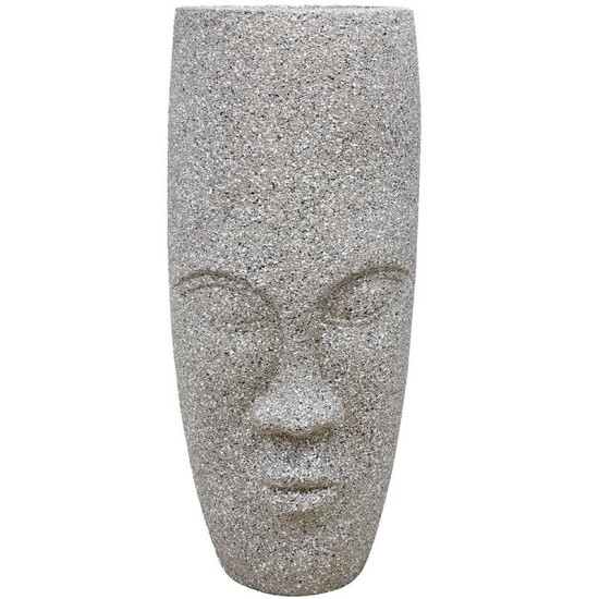 ΚΑΣΠΩ ΔΑΠΕΔΟΥ   FL029 "Face" ΓΚΡΙ ΧΡΩΜΑ 38x38x88εκ
