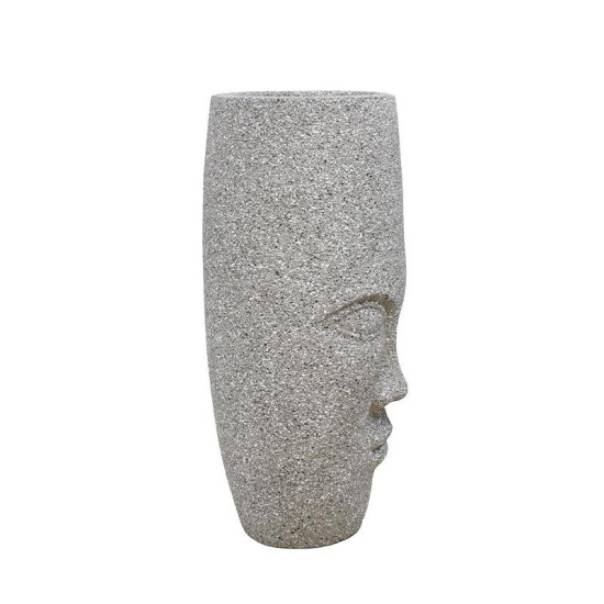 ΚΑΣΠΩ ΔΑΠΕΔΟΥ   FL029 "Face" ΓΚΡΙ ΧΡΩΜΑ 38x38x88εκ