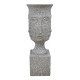 ΚΑΣΠΩ ΔΑΠΕΔΟΥ   FL1996 "Face" ΓΚΡΙ ΧΡΩΜΑ 35x35x93εκ