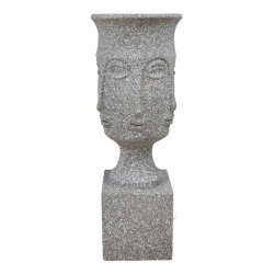 ΚΑΣΠΩ ΔΑΠΕΔΟΥ   FL1996 "Face" ΓΚΡΙ ΧΡΩΜΑ 35x35x93εκ