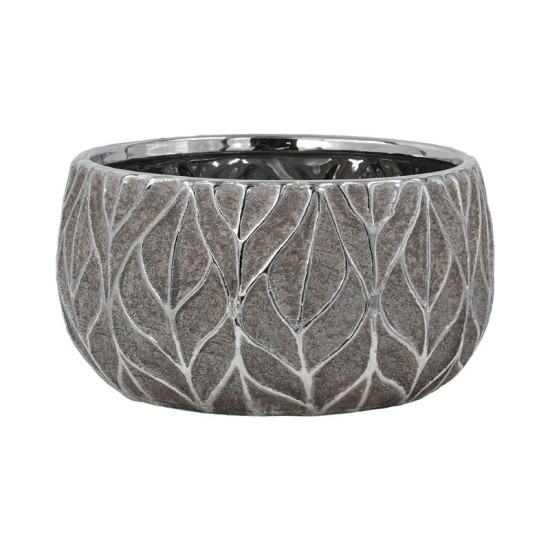 ΚΕΡΑΜΙΚΗ ΚΟΥΠ  FL126045 ΑΣΗΜΙ-ΚΑΦΕ 18x10εκ