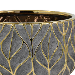 ΚΕΡΑΜΙΚΗ ΚΟΥΠ  FL126045 ΧΡΥΣΟ-ΚΑΦΕ 18x10εκ