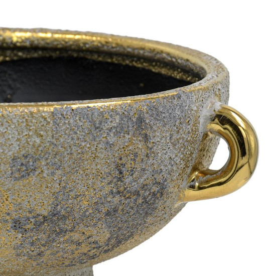 ΚΕΡΑΜΙΚΗ ΚΟΥΠ  FL135001 ΧΡΥΣΟ-ΓΚΡΙ 20x9εκ