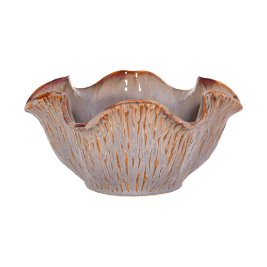 ΚΕΡΑΜΙΚΗ ΚΟΥΠ  FL30009 ΓΚΡΙ-ΚΑΦΕ ΧΡΩΜΑ 20x10εκ