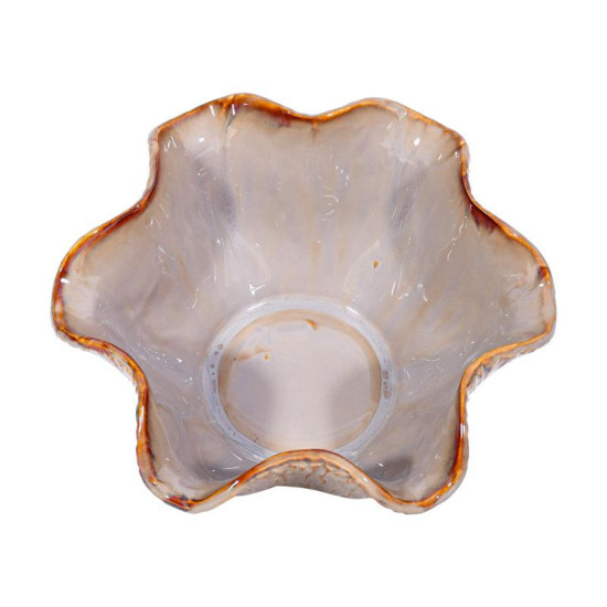 ΚΕΡΑΜΙΚΗ ΚΟΥΠ  FL30009 ΓΚΡΙ-ΚΑΦΕ ΧΡΩΜΑ 20x10εκ