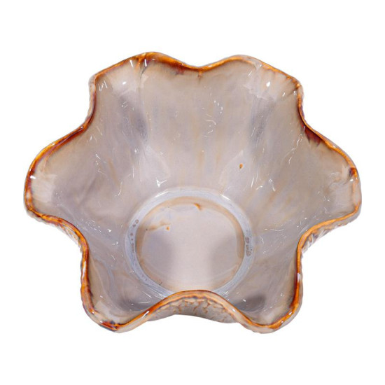 ΚΕΡΑΜΙΚΗ ΚΟΥΠ  FL30010 ΓΚΡΙ-ΚΑΦΕ ΧΡΩΜΑ 24x12εκ