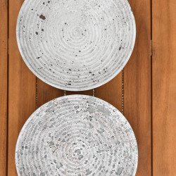 ΚΕΡΑΜΙΚΗ ΠΙΑΤΕΛΑ  FL17085 ΓΚΡΙ ΧΡΩΜΑ 28x28x5εκ ΚΕΡΑΜΙΚΗ ΠΙΑΤΕΛΑ  FL17085 ΓΚΡΙ ΧΡΩΜΑ 28x28x5εκ