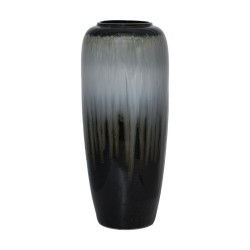 ΚΕΡΑΜΙΚΟ ΒΑΖΟ ΔΑΠΕΔΟΥ  FLΒ6026 ΜΑΥΡΟ-ΓΚΡΙ ΧΡΩΜΑ 26x60εκ