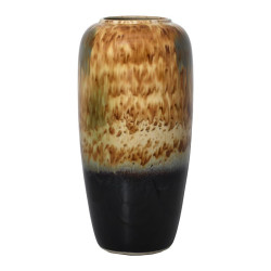 ΚΕΡΑΜΙΚΟ ΒΑΖΟ ΔΑΠΕΔΟΥ  FLΜ5026 ΚΑΦΕ-ΓΚΡΙ ΧΡΩΜΑ 26x50εκ