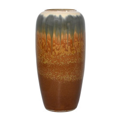 ΚΕΡΑΜΙΚΟ ΒΑΖΟ ΔΑΠΕΔΟΥ  FLW5026 ΜΠΕΖ-ΚΓΡΙ ΧΡΩΜΑ 26x50εκ