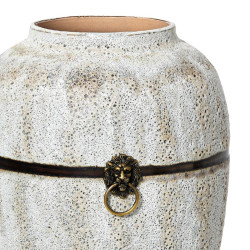 ΚΕΡΑΜΙΚΟ ΒΑΖΟ ΔΑΠΕΔΟΥ  ΓΚΡΙ ΧΡΩΜΑ 40εκ ΚΕΡΑΜΙΚΟ ΒΑΖΟ ΔΑΠΕΔΟΥ  ΓΚΡΙ ΧΡΩΜΑ 40εκ