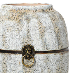 ΚΕΡΑΜΙΚΟ ΒΑΖΟ ΔΑΠΕΔΟΥ  ΓΚΡΙ ΧΡΩΜΑ 50εκ ΚΕΡΑΜΙΚΟ ΒΑΖΟ ΔΑΠΕΔΟΥ  ΓΚΡΙ ΧΡΩΜΑ 50εκ