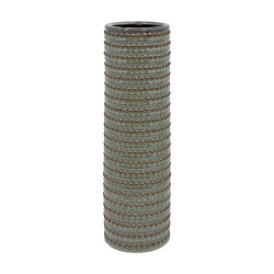 ΚΕΡΑΜΙΚΟ ΒΑΖΟ  22022 ΠΡΑΣΙΝΟ ΧΡΩΜΑ 12x12x42εκ