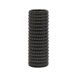 ΚΕΡΑΜΙΚΟ ΒΑΖΟ  22023 ΜΑΥΡΟ-ΜΠΛΕ ΧΡΩΜΑ 12x12x33εκ