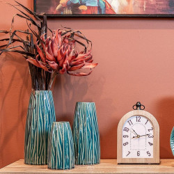 ΚΕΡΑΜΙΚΟ ΒΑΖΟ  606055 ΠΡΑΣΙΝΟ ΧΡΩΜΑ 15,7x15,7x34εκ sls