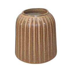 ΚΕΡΑΜΙΚΟ ΒΑΖΟ  606115 ΚΑΦΕ ΧΡΩΜΑ 14x14x14,7εκ sls ΚΕΡΑΜΙΚΟ ΒΑΖΟ  606115 ΚΑΦΕ ΧΡΩΜΑ 14x14x14,7εκ sls