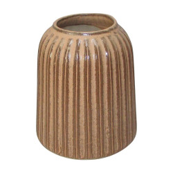 ΚΕΡΑΜΙΚΟ ΒΑΖΟ  606115 ΚΑΦΕ ΧΡΩΜΑ 16,4x16,4x19εκ sls ΚΕΡΑΜΙΚΟ ΒΑΖΟ  606115 ΚΑΦΕ ΧΡΩΜΑ 16,4x16,4x19εκ sls