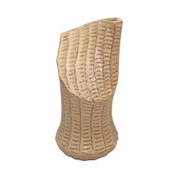 ΚΕΡΑΜΙΚΟ ΒΑΖΟ  606317 ΚΑΦΕ ΧΡΩΜΑ 14x13,5x28,3εκ sls