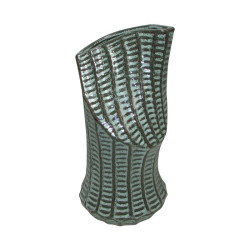 ΚΕΡΑΜΙΚΟ ΒΑΖΟ  606317 ΣΙΕΛ ΧΡΩΜΑ 14x13,5x28,3εκ sls