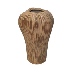 ΚΕΡΑΜΙΚΟ ΒΑΖΟ  606728 ΚΑΦΕ ΧΡΩΜΑ 15x13,5x24,5εκ sls