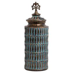 ΚΕΡΑΜΙΚΟ ΒΑΖΟ  818694 ΜΠΡΟΝΖΕ 16x16x47εκ