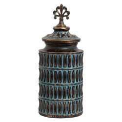 ΚΕΡΑΜΙΚΟ ΒΑΖΟ  818695 ΜΠΡΟΝΖΕ 16x16x40εκ