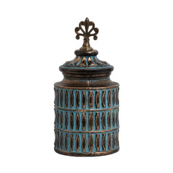 ΚΕΡΑΜΙΚΟ ΒΑΖΟ  818696 ΜΠΡΟΝΖΕ 16x16x34εκ