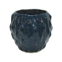 ΚΕΡΑΜΙΚΟ ΒΑΖΟ  Belinda ΜΠΛΕ ΧΡΩΜΑ 17x17x15εκ