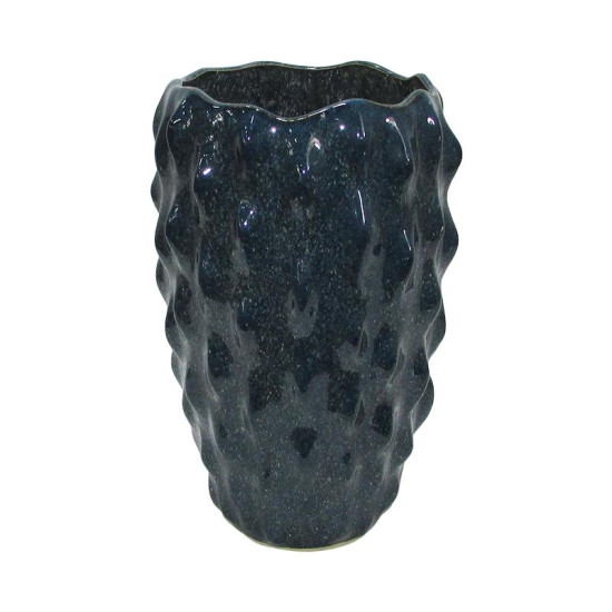 ΚΕΡΑΜΙΚΟ ΒΑΖΟ  Belinda ΜΠΛΕ ΧΡΩΜΑ 21x21x32εκ