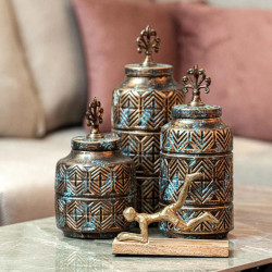 ΚΕΡΑΜΙΚΟ ΒΑΖΟ ΒΕΡΑΜΑΝ ΜΠΡΟΝΖΕ 40εκ sls ΚΕΡΑΜΙΚΟ ΒΑΖΟ ΒΕΡΑΜΑΝ ΜΠΡΟΝΖΕ 40εκ sls